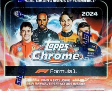 2024 Topps Chrome F1 Formula 1 Racing Sealed Qualifying Lap Hobby Box 16 Packs
