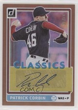 2020 Panini Donruss Classics Gold 20/25 Patrick Corbin #CA-PC Auto qf6