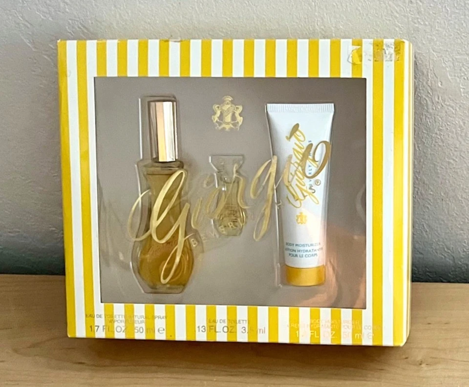 Juego de 3 piezas de colección Giorgio Beverly Hills 1,7 oz EDT spray 0,13 oz Edt 1,6 oz loción Foto 2 de 3