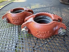 Lot Of 2 Victaulic 1 1/2  /48.3 Rigid Coupling Style 009N NOS NEW OLD STOCK