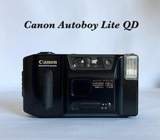 Canon Autoboy Lite QD Film Camera Tested Excellent Condition 35mm Compact