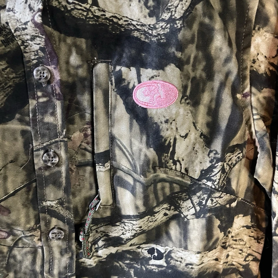Russell Outdoors button Shirt women XS Mossy Oak Break Up Infinity Hunting - Image 2 of 4