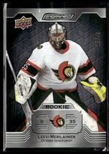 2023-24 Upper Deck Engrained Ebony Leevi Merilainen Rookie /49 #142