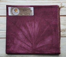 Exclusive Hand Dyed Aida Fabric 14 count Cross Stitch cloth 17"x29"