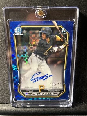 Edward Florentino 2026 Bowman X-Factor  Refractor Autograph # 100/150