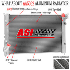 2 Rows Radiator For Mini Cooper-S Works R50 R52/R53 2002-07 1.6L W11 Petrol UK