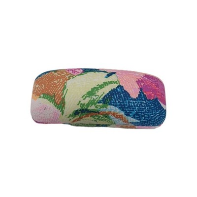 Vera Bradley Padded Hard Clam Shell Eye Glasses Case Floral Bright 