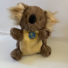 Dakin Koala Bear 12  Hand Puppet 1983 Stuffed Animal Toy Full Body Vintage