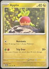 Pokémon TCG Applin 138/191 Sv08: Surging Sparks Regular Yuka Morii