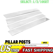 For 19-25 Dodge Ram 1500 Crew/Quad Cab Chrome Pillar Post Covers 1~10X