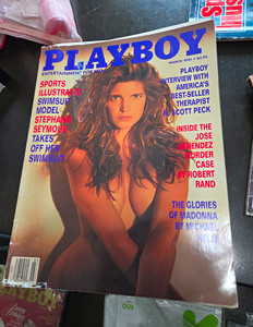 Playboy March 1991 Illustrated Men’s Issue w/ Madonna Stephanie Seymour