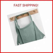 Blissful Diary Muslin Nursing Cover for Breastfeeding, Breathable Breastfeeding