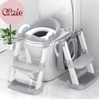 Potty Training Seat with Step Stool Ladder, Toddler Potty Training Toilet for Bo