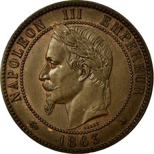 [#53319] Coin, France, Napoleon III, Napoléon III, 10 Centimes, 1863, Paris, MS