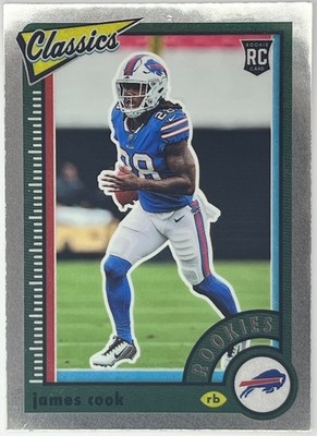 James Cook Rookie Silver 2022 Panini Classics Football NFL #159 Dallas Cowboys