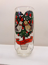 Indiana Glass 12 Days of Christmas Drinking Glass - CHOICE of DAY