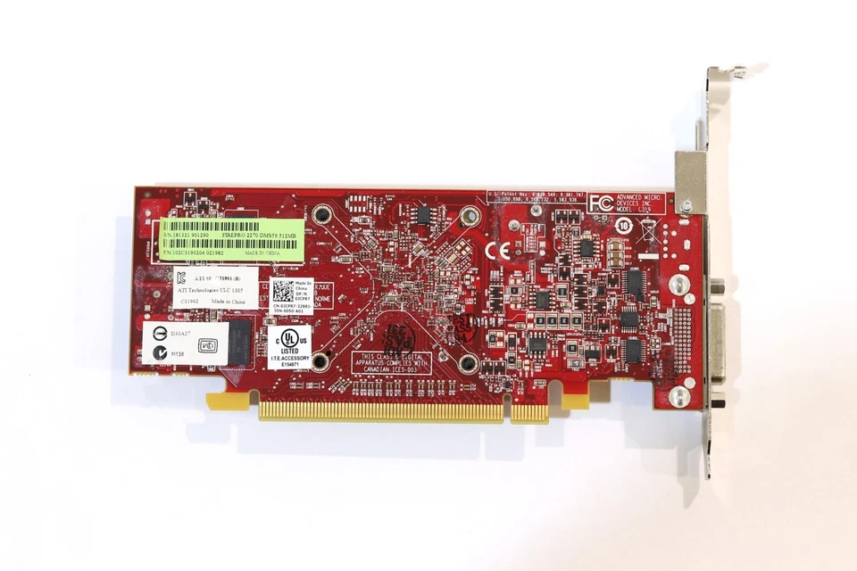 Dell AMD FirePro 2270 512MB DDR3 PCIe x16 Graphic Card Dell P/N: 0JCPR7 Tested - Image 4 of 4