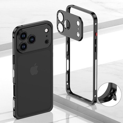 Slim Metal Bumper Case For iPhone 17 Pro Max/17/ Air Frame Lock with Lens Cover