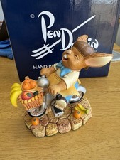Rare Pendelfin 2008 Collectors Club Joining Piece Granville Rabbit