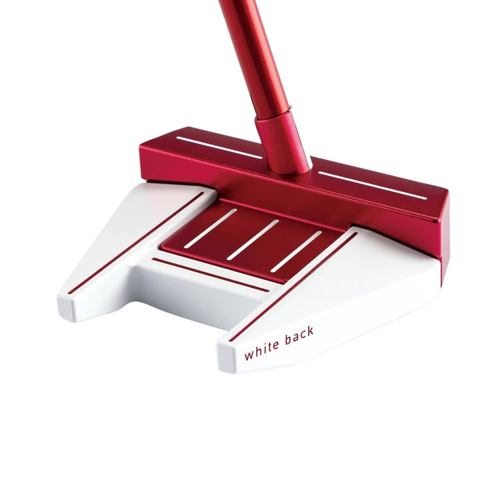 Kasco Red 9/9 WB-013 White Back Horn Type Putter 1.5 Loft Steel Shaft Unisex New - Image 3 of 4