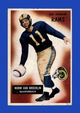 1955 Bowman Set-Break # 32 Norm Van Brocklin VG-VGEX *GMCARDS*