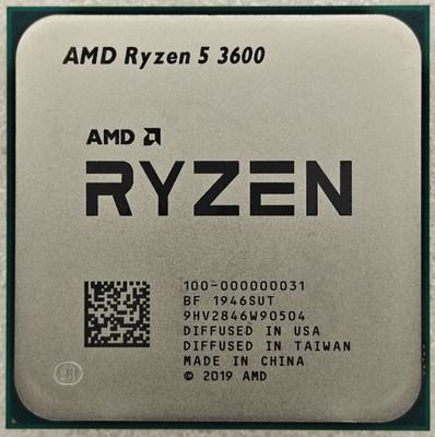 AMD Ryzen 5 3600 AM4 CPU Prozessor R5 3600 6-Kern 12-Thread 3.6GHz 32M