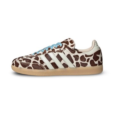 Original adidas Samba OG Cow Print Crystal Linen KI6669 NEU