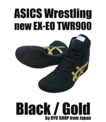 ASICS Wrestling Shoes 1083A001 A504 Black / Gold new EX-EO TWR900 Prime Attack