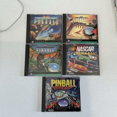 Collection of Five Vintage Ultra Pinball PC Games from 1995 - 2000