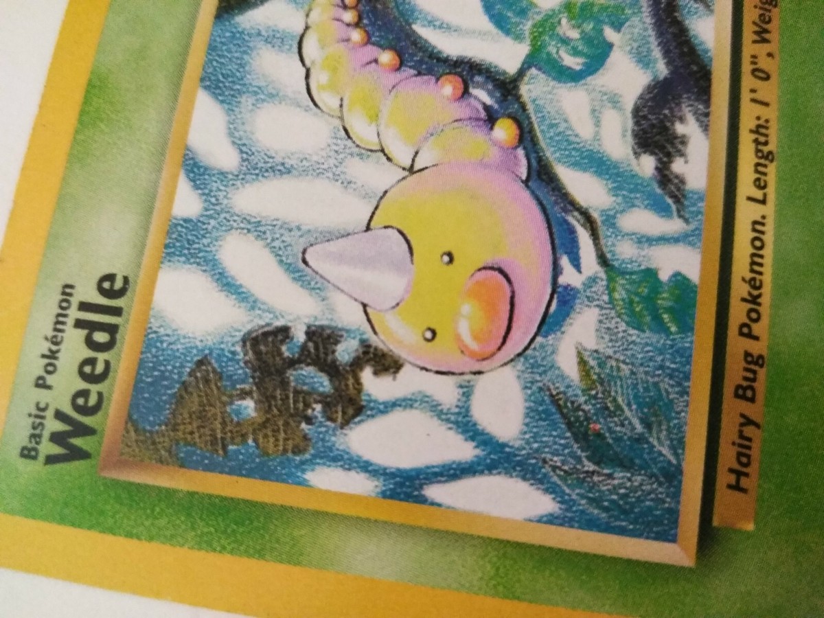 1995 weedle pokemon card Koga's Weedle 82/132 1st Edition Common Pokemon Card Near Mint