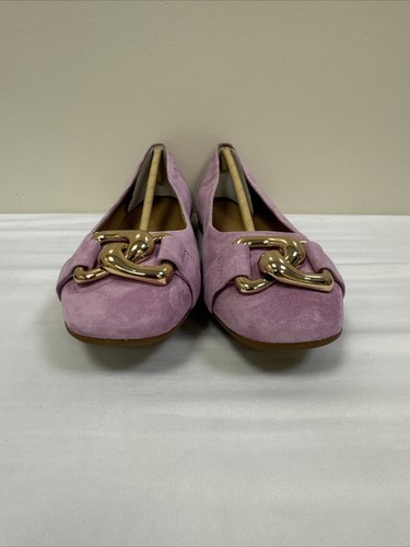 Aerosoles Candice Ballet Flats Slip-On. Size 7 Lilac Suede - Picture 3 of 11