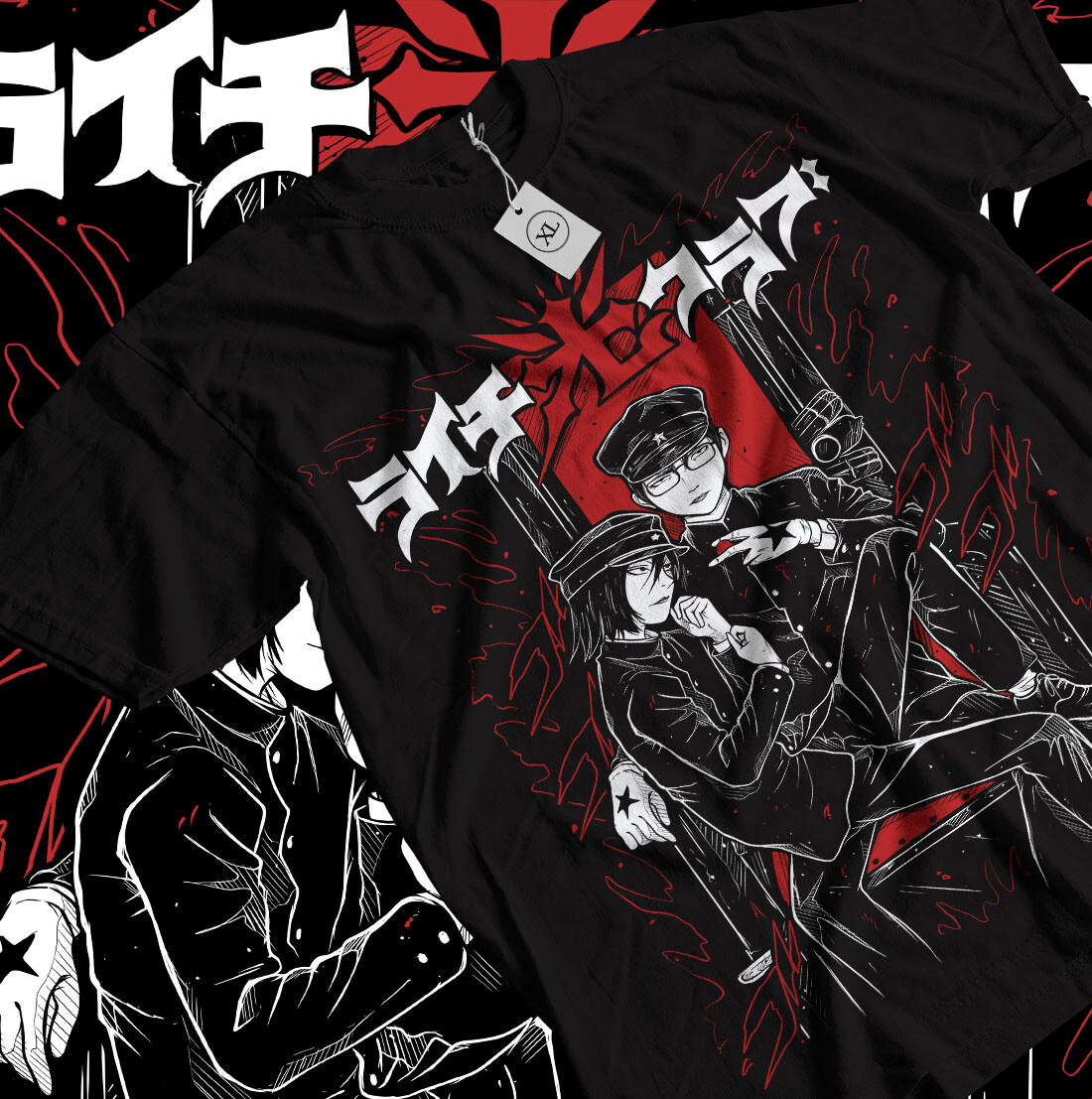 Litchi Hikari Club T-shirt Uehiro Maruo Horror Anime Manga Gift