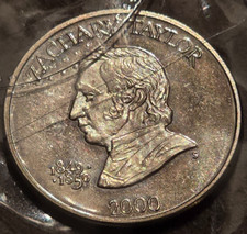 Republic of Liberia Five Dollar Coin - Zachary Taylor