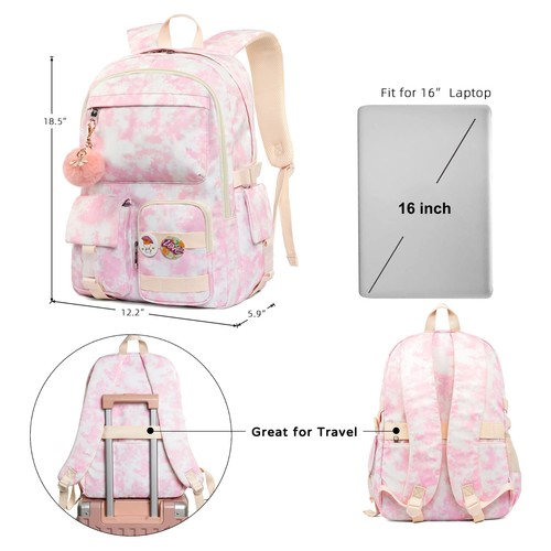 Laptop Backpacks 16 In School Bag College Backpack Anti Theft Travel Daypack ... - Picture 6 of 6