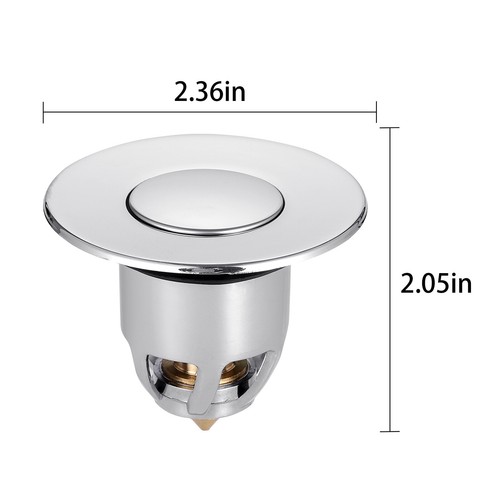 2PCS Bathroom Sink Plug Stopper Wash Basin Core Bounce Pop Up Drain Filter US - Picture 8 of 12