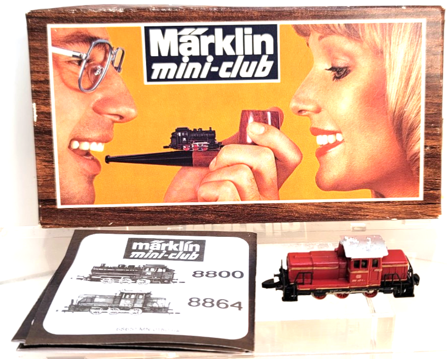 Marklin Z 8864 V260 417-1 Diesel Loco 3-pole DB (TESTED) in box #4