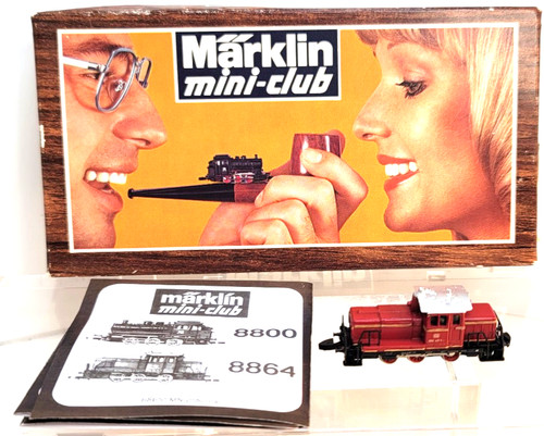 Marklin Z 8864 V260 417-1 Diesel Loco 3 polos DB (PROBADO) en caja #6 | Zustand: Used