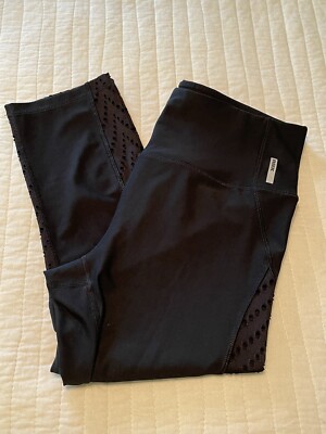 RBX Live Life Active Women s L Legging Cut-Out Detailing 21  Inseam Black