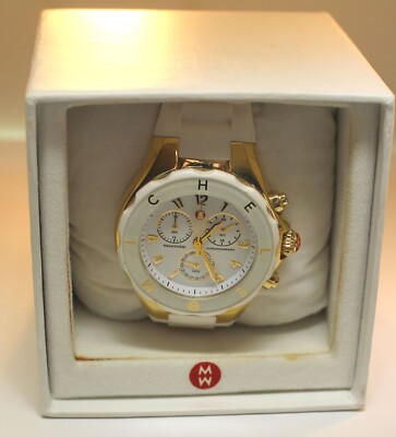 MICHELE - JELLY BEAN TAHITIAN CHRONOGRAPH GOLD-TONE with  display picture 1