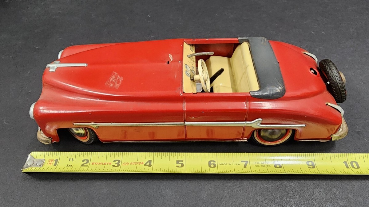 VINTAGE DISTLER SCHUCO 1950s PACKARD TIN WINDUP MADE IN US