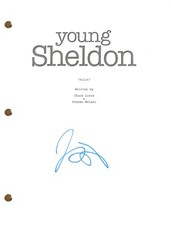 Iain Armitage Young Sheldon Signed Autograph Pilot Episode Script Screenplay COA Iain Armitage Young Sheldon Signed Autograph Pilot Episode Script Screenplay COA
