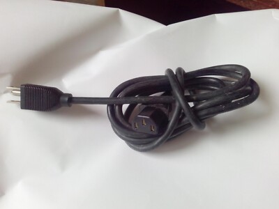 Lot of 5 standard 3 prong power cords for monitors, desktop computers