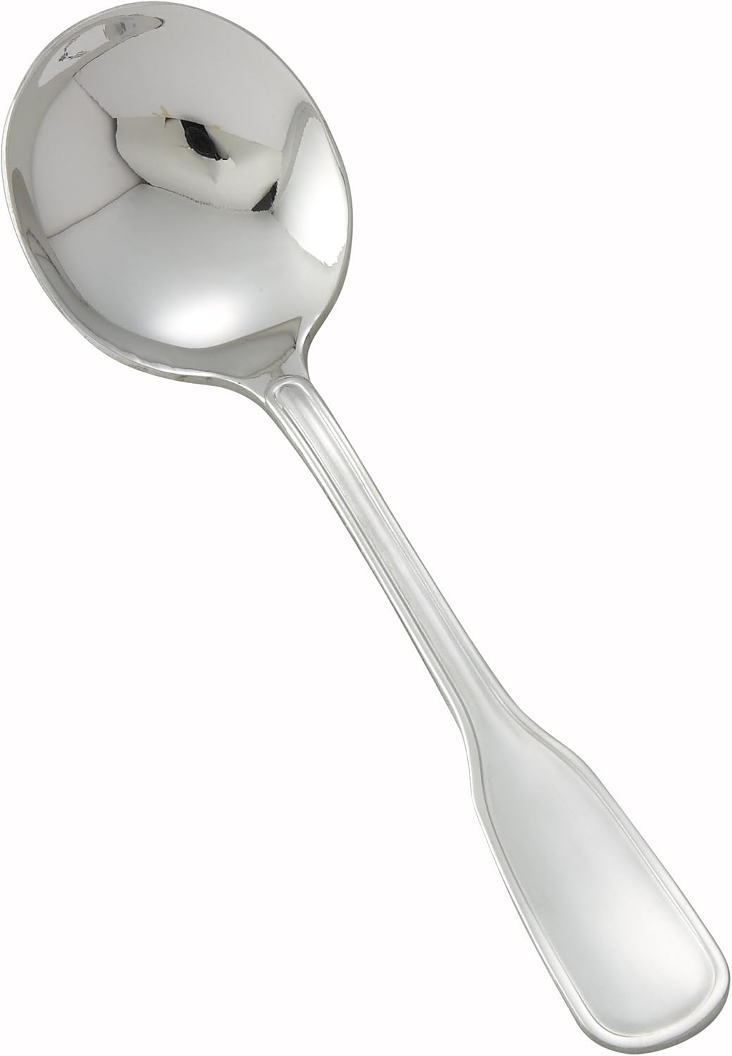 12-Piece Oxford Bouillon Spoon Set, 18-8 Stainless Steel,Silver