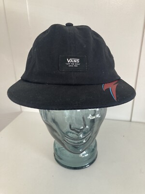 David Bowie Embroidered Baseball Cap – Adjustable Black Hat With Lightning Bolt Logo - View #10