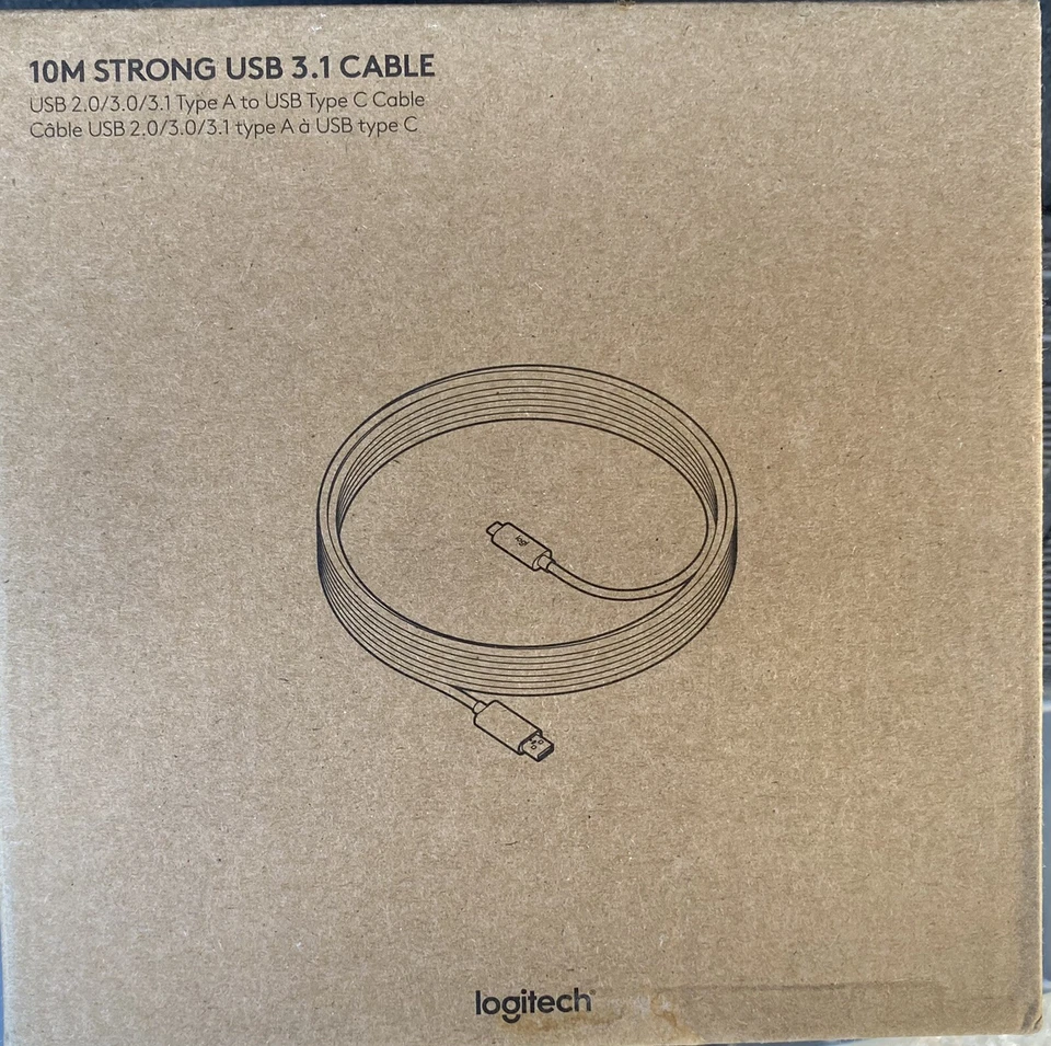 Logitech 10m Strong Usb 3.1 Cable - Image 2 of 3