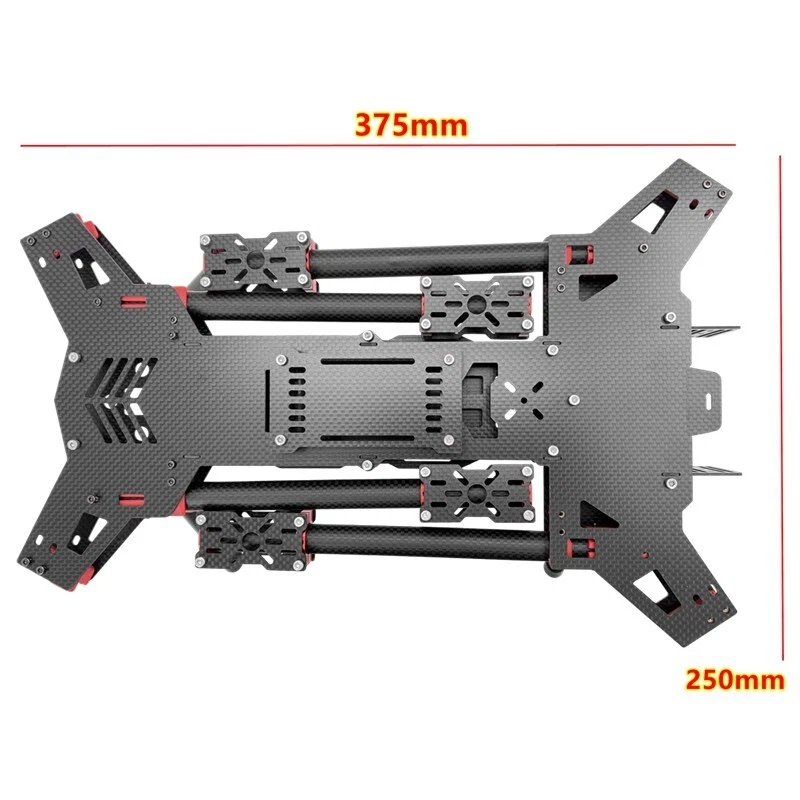 INNLOI H4 680 Drone Folding Frame H680 Alien Cross-Fold Quad Carbon Fiber - Image 4 of 4