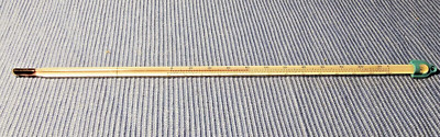 Thermometer Laboratory Red Alcohol Filled,  -20 to 110 C UK made 76 mm inmersion