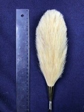 Russian Paradebusch for Hussar Busby Hat / Pelmutze white horse hair