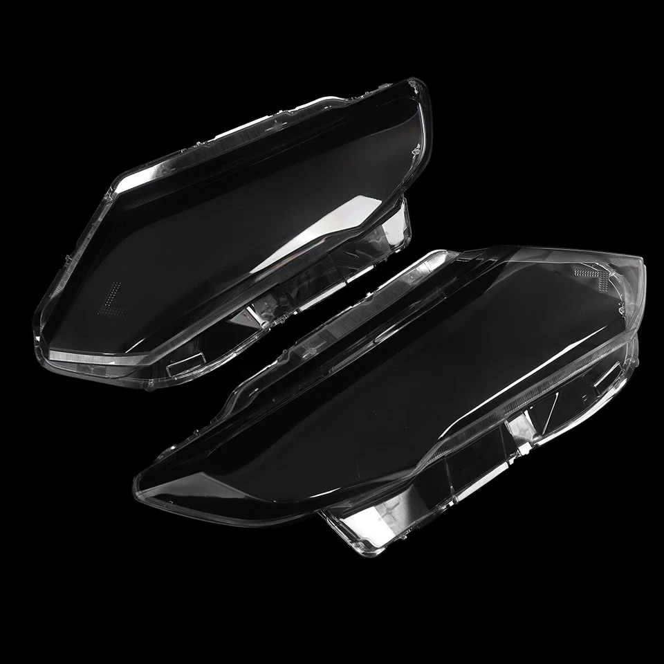 For Nissan X-Trail 2017-2020 Front Headlight Lampshade Lens Cover Clear Pair - Image 4 of 4