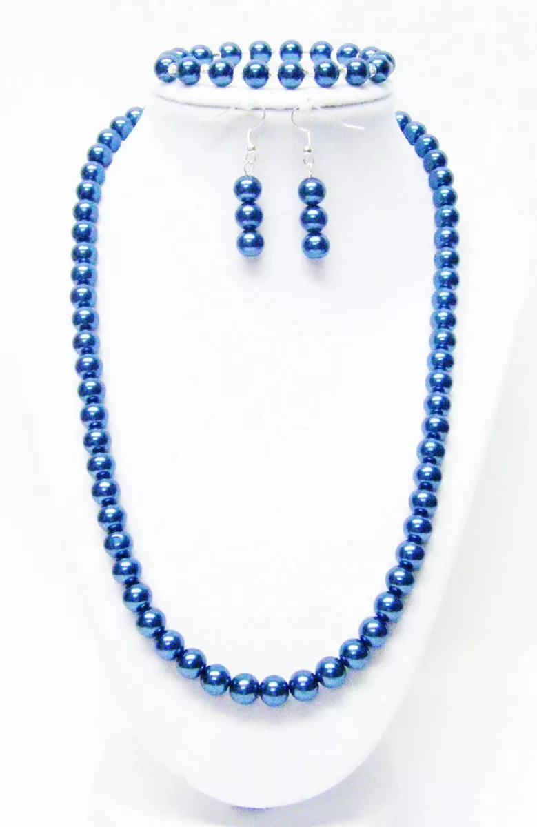 Pampered Pearls - Blue Pearl and Silver Necklace - Paparazzi Jewelry –  Bejeweled Accessories By Kristie